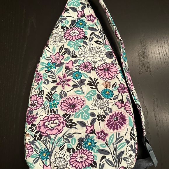 Vera Bradley Floral Sling Backpack - Picture 2 of 9